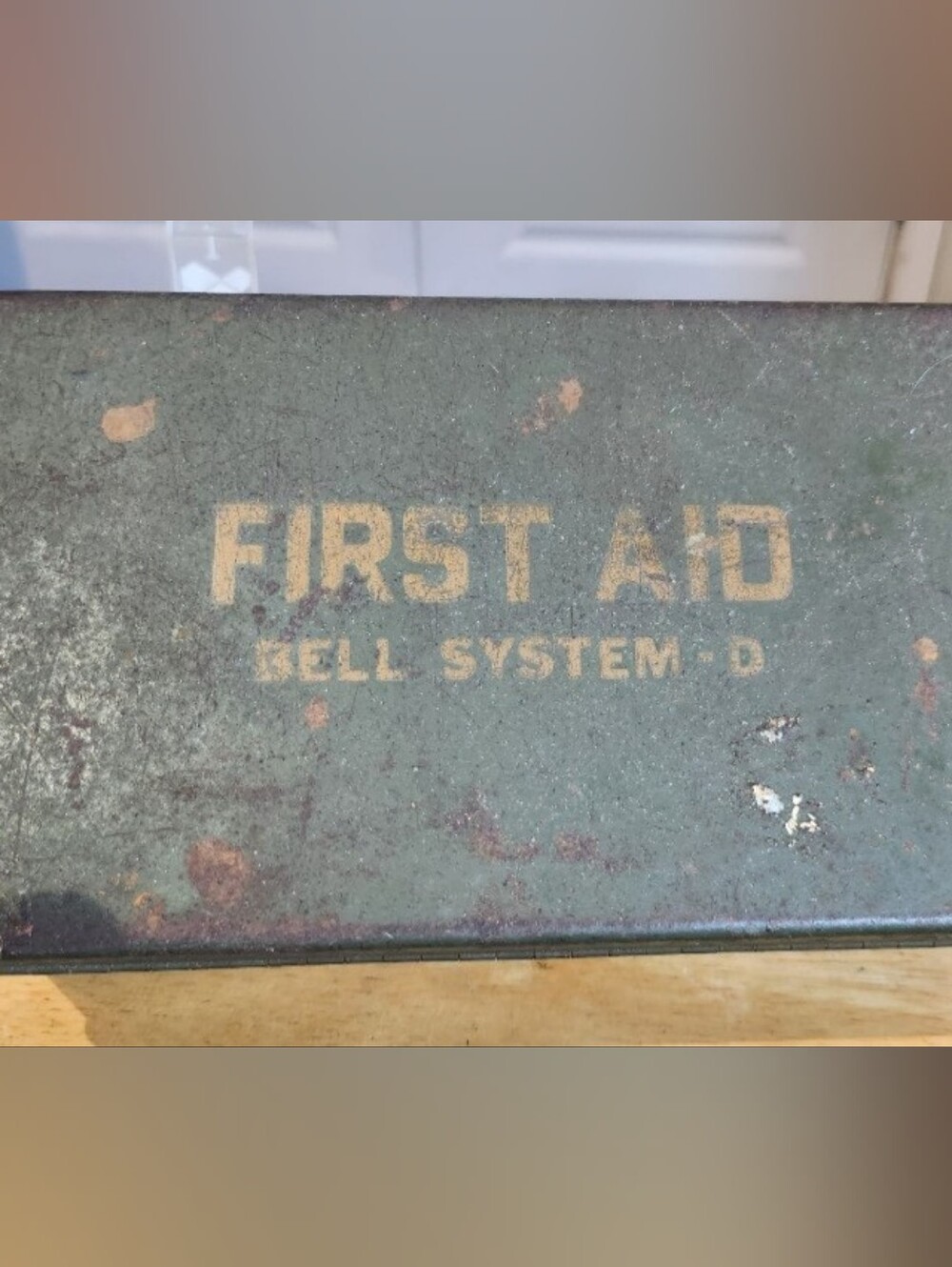 Vintage First Aid Metal Case - The Came From Old Southwestern Bell Company